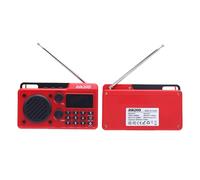 AM FM SW Radio, Bluetooth 5.4 Rechargeable Radio with 1500mAh Battery, 5W Speaker, Digital Display Screen, Timer Shutdown, Small Handheld Speaker for Home, Outdoor, Office