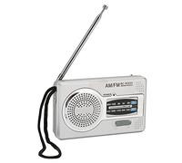 AM FM Transistor Radio with Premium Speakers and Headphone Jack, Battery Powered, for Home, Going Out, Travel, Entertainment