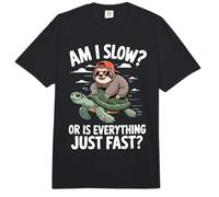 Am I Slow? Or is Everything Just Fast? Sloth Comfort Colors Adult Heavyweight T-Shirt