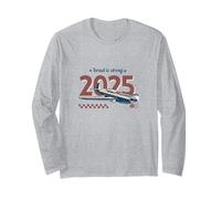 Am Israel Chai - Israel Is Strong Message Design Long Sleeve T-Shirt