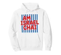 Am Israel Chai Jewish Pride Summer Jerusalem Hebrew Shalom Pullover Hoodie