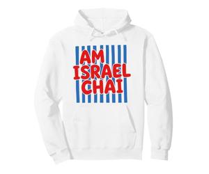 Am Israel Chai Jewish Pride Summer Jerusalem Hebrew Shalom Pullover Hoodie