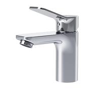 AM.PM X-Joy - Basin Mixer Tap with Single-Lever Mixer, SoftMotion Ceramic Cartridge, Neoperl Aerator, Scratch-Resistant, Easy to Clean, Durable, Spout Height 79 mm, Chrome
