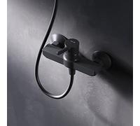 AM.PM X-Joy S FXB20022 Water Saving Shower Mixer for Bathroom, Scratch Resistant Shower Mixer Tap Without Spout, Easy to Clean, Matte Black