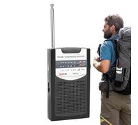 AM Radio | Outdoor Radio - Portable Stereo Player with Speaker for Camping, Travel, Emergencies and Outdoor Activities - Battery Powered