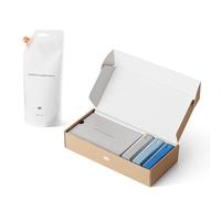 am Screen Cleaner with 200ml Refill for iPhone 15 & iPhone 14 - Premium Microfibre Cleaning Cloth for Smudge-Free Displays - For Smartphones, Tablets & Laptops - Compact & Durable Design, Blue