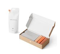 am Screen Cleaner with 200ml Refill for iPhone 15 & iPhone 14 - Premium Microfibre Cleaning Cloth for Smudge-Free Displays - For Smartphones, Tablets & Laptops - Compact & Durable Design, Orange
