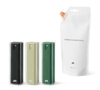 am Screen Cleaner with 200ml Refill for iPhone 15 & iPhone 14 - Premium Microfibre Cleaning Cloth for Smudge-Free Displays - For Smartphones, Tablets & Laptops - Compact & Durable Design, Green