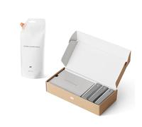 am Screen Cleaner with 200ml Refill for iPhone 15 & iPhone 14 - Premium Microfibre Cleaning Cloth for Smudge-Free Displays - for Smartphones, Tablets & Laptops - Compact & Durable Design, Grey