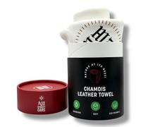 AM Street Cars Premium Grade Chamois Leather - car drying towel, the ideal shammy for glass, mirrors, chrome inside and out, super soft and highly absorbent car drying cloth, from the UK