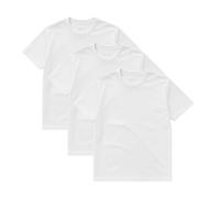 AM STUDIO 3-Pack Mens T Shirt (UK, Alpha, XL, Regular, Regular, White)