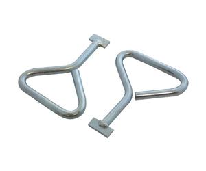 Am Tech 2pc Manhole Lifting Key Set Heavy Duty Heat Treated Carbon Steel T-Handle With Shaped End