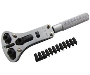 Am Tech 3 Jaw Screw Back Waterproof Watch Case Cover Opener Repair Tool Battery Changer