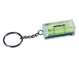 Am-Tech P4815 Mini Keyring Spirit Level, Assorted Colours