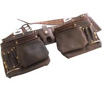 Am-Tech Pocket Heavy Duty Genuine Leather Tool Belt Pouch- 11 or 12 pockets