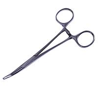 Am-Tech R0700 5 1/2" Bent Forceps, Assorted Colours