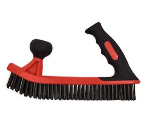 Am-Tech S3667 Double Handle Wire Brush - Red (1-Piece)