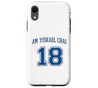 Am Yisrael Chai 18 Jewish Pride Varsity Support Israel Flag Case for iPhone XR