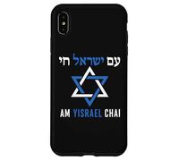 Am Yisrael Chai Jewish Pride Support Israel Hebrew Design Case for iPhone XS Max
