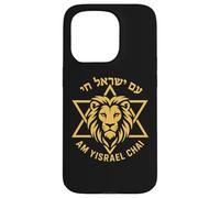 Am Yisrael Chai Lion Star of David Israel Symbol Case for iPhone 15 Pro
