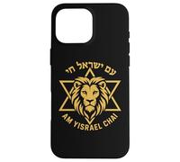Am Yisrael Chai Lion Star of David Israel Symbol Case for iPhone 16 Pro Max