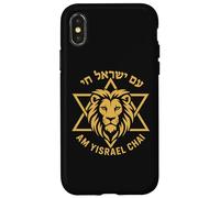 Am Yisrael Chai Lion Star of David Israel Symbol Case for iPhone X/XS