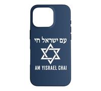 Am Yisrael Chai Support Israel Hebrew Jewish Pride Design Case for iPhone 16 Pro