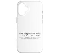 Am Yisrael Chai Support Jewish Pride Israeli Hebrew Case for iPhone 16