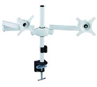 AM05 Double Twin Monitor Arm Desk Stand Mount w/ Adjustable Height & Brackets