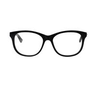 Alexander McQueen AM0568O 007 Woman Optical frames Acetate Black Transparent Cat Eye
