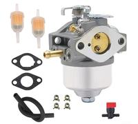 AM122006 Carburetor Kit for Gator 4x2 6x4 Mower, Fits AM18740 PC2387, Replacement Part with Gaskets Valve Line Clamps for Serial 059968-068250