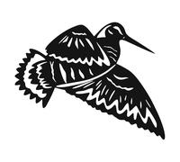 AMA SHOP Prespaced Woodcock Mod.14 Sticker | Vinyl Sticker for Car | Helmet, Motorcycle, Motorhome | for Wall, Mural Decal