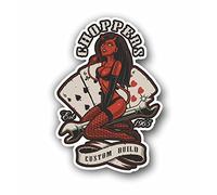 AMA SHOP Sexy Woman Shaped PVC Sticker on Key Pin Up |Laptop Wall Decal Stickers | Sticker for Helmet, Motorcycle, Camper, Car, PC | autoTuning |