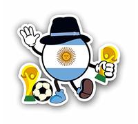 AMA SHOP Silhouette Sticker Argentina World Champions | Sticker for Helmet,Bike; Motorcycle, Camper,Boat | autoTuning |