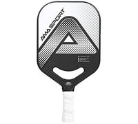 AMA SPORT - APB-PP002-C1G - Pickleball Racket Immersion 3K Carbon - Silver - 20 mm, Textured Graphite, Max Spin - Aggressive and Controlled - Advanced