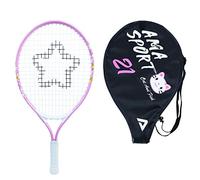 AMA SPORT - AT-BP21-21-Inch Junior Tennis Racket - Pink - Aluminium - Lightweight and Durable - Beginner Learning Racket - Ideal for Children Aged 4 to 6 - Carry Bag Included