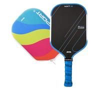 AMA SPORT Carbon Fiber Pickleball Paddles USAPA Approved 16mm Pickleball Paddle Friction Textured Surface Thermoformed Pickleball Racket with Propulsion PP Honeycomb Core (NXT 01-Blue)