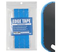 AMA SPORT Pickleball Paddle Edge Guard Tape 3 Pack Edge Protection Tapes 20mm Width Paddle Edge Cover Perfectly Fits Curved Edge Without Wrinkling (Blue)