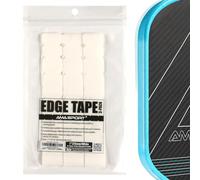 AMA SPORT Pickleball Paddle Edge Guard Tape 3 Pack Transparent Edge Protection Tapes 25mm Width Paddle Edge Cover Perfectly Fits Curved Edge Without Wrinkling (800mm Length)