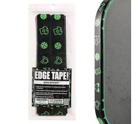 AMA SPORT Pickleball Paddle Edge Guard Tape With Smiley 2 Pack Protection Tapes 23mm Width Cover Perfectly Fits Curved Edge Without Wrinkling (Green)