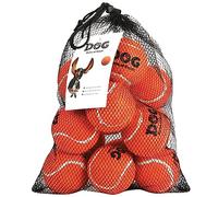 AMA SPORT Tennis Balls for Dogs 12 Pack 2.5" Orange Dog Tennis Balls for Puppy Small Medium Dog Toys, Designed for Dogs Floating, Water-Hunting, Fetch, Fun Playing, Daily Exercise, Mid-air Catching