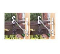 Amabassador 2 X 10 Inch White Hanging Basket Bracket