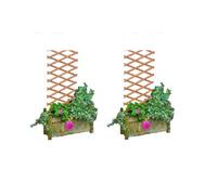 Amabassador 2 X 7mm Heavy Duty Brown Expanding Wooden Trellis 1.8M X 0.6M