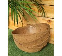 Amabassador 4 X Natural Coco Hanging Basket Liner Cupped Shaped Coco Liner For A 14 Inch Hanging Basket