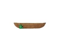 Amabassador Natural Coco Wall Trough Liner Cupped Shaped Coco Liner For A 24 Inch Wall Trough Basket
