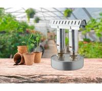 Amabassador Twin Burner Paraffin Greenhouse Heater Low Cost Garden Frost Heater 4.5L 41Cm