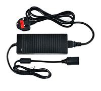 Amacam 240V AC to 12V DC 8A Power Transformer | UK Fused Plug | 1.2M Heavy Duty Cable | for Cool Boxes, Tyre Inflators, Cars, Vans & Motorhomes | 120W Overload Protection