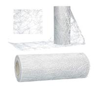 AmaCasa Casaweb Sizoweb Table Runner 20 cm / 25 m for Weddings and Communions