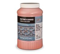 Amaco 35401D Potter's Choice Glaze, PC-20, 1 pint Jar, Blue Rutile