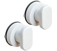 Amacoam 2 x Suction Cup Door Handle Suction Cup Glass Drawer Cabinet Fridge Door Glass Portable Mobility Handle Handles with Strong Suction Cup for Bathroom